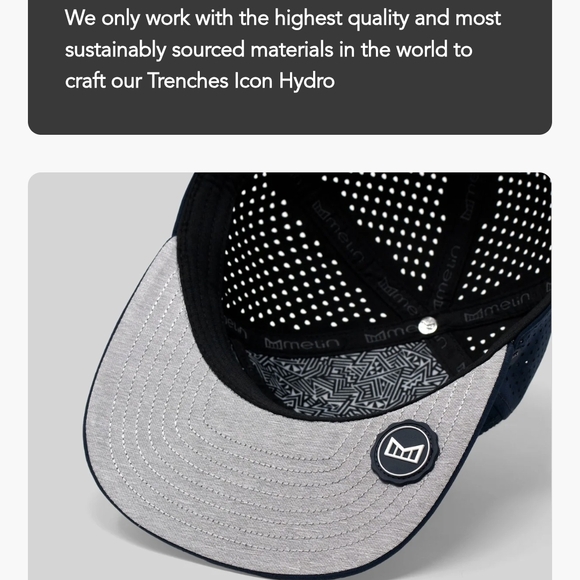 Trenches Icon Hydro Camo Snapback Hat - Picture 3 of 5